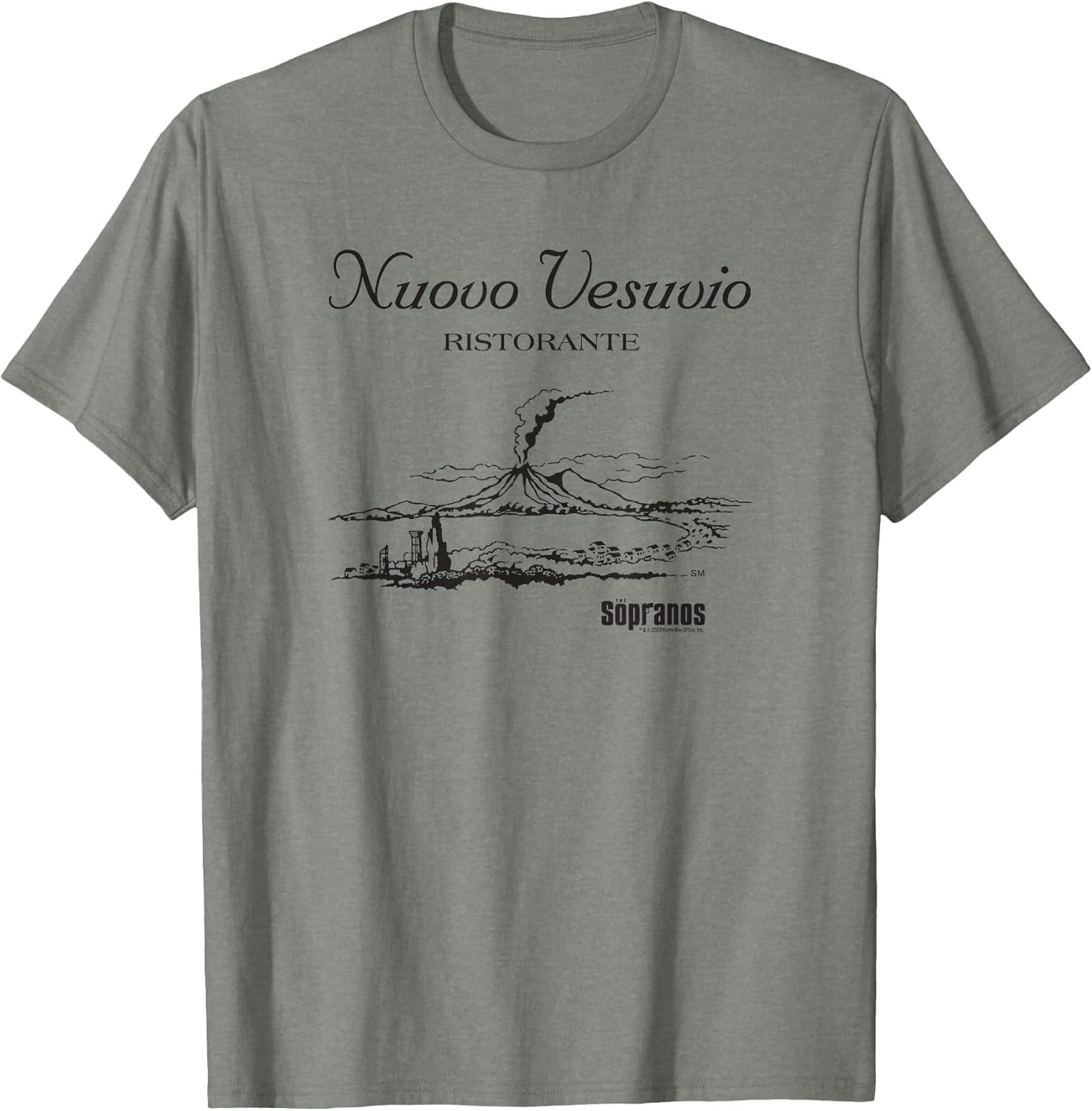 The Sopranos Nuovo Vesuvio Adult T-Shirt S