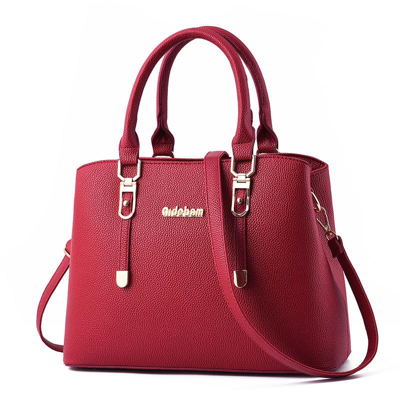 Temperament High-end Women's Messenger Bag Simple and Fashionable Versatile Handbag Large Capacity Commuting Shoulder Bag