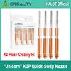 Creality 'Unicorn' K2 Plus Quick-Swap Nozzle Kit 0.4mm/0.6mm/0.8mm All-metal Integrated Nozzle for Creality K2/K2 Pro 3D Printer