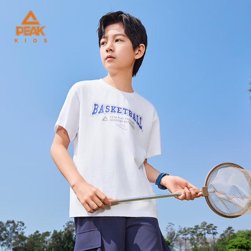 PEAK Kids' Cotton Short Sleeve Sports T-Shirt