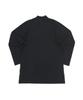 A NOTHING Half Turtle-Neck Inner Layered Tee (Black)