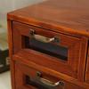 Vintage Style Wooden Desktop Organizers Box With Four Drawers Cabinet Storage Holder For Organizing Makeup And Jewelry