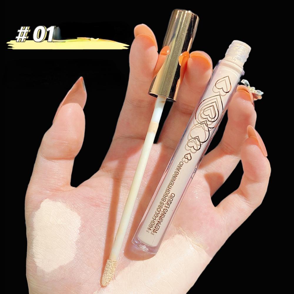 Водостойкий консилер-карандаш, естественно осветляющий, увлажняющий, отбеливающий, хайлайтер, контурный, для укладки, ручка шелкопряда, длительный набор для макияжа