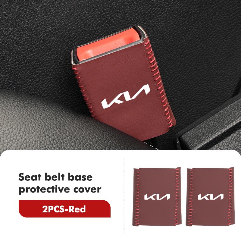 BBED7 Car Belt Buckle Plug Protective Cover Interior Accessories For KIA Rio K5 K2 Sportage Ceed Sorento Picanto Stinger Soul