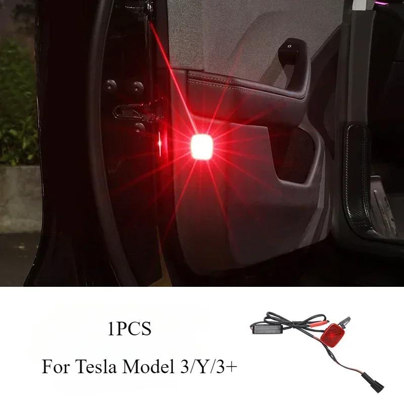 

For Tesla Model 3/Y/3+ Highland 2025 Car Door Warning Light Strong Flashing Light Warning LED Lamp Anti-collision Accessories