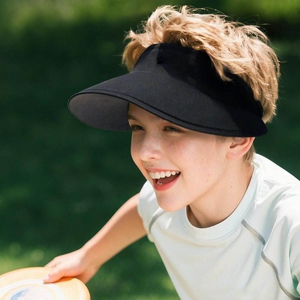 Quick-dry Kids Sunshade Hat Breathable Foldable Empty Top Cap Fashion Summer Kid Sunhat  Outdoor