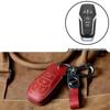 Cowhide Key Case for Lincoln MKX, MKZ, MKC, Taurus, and Mustang Explorer