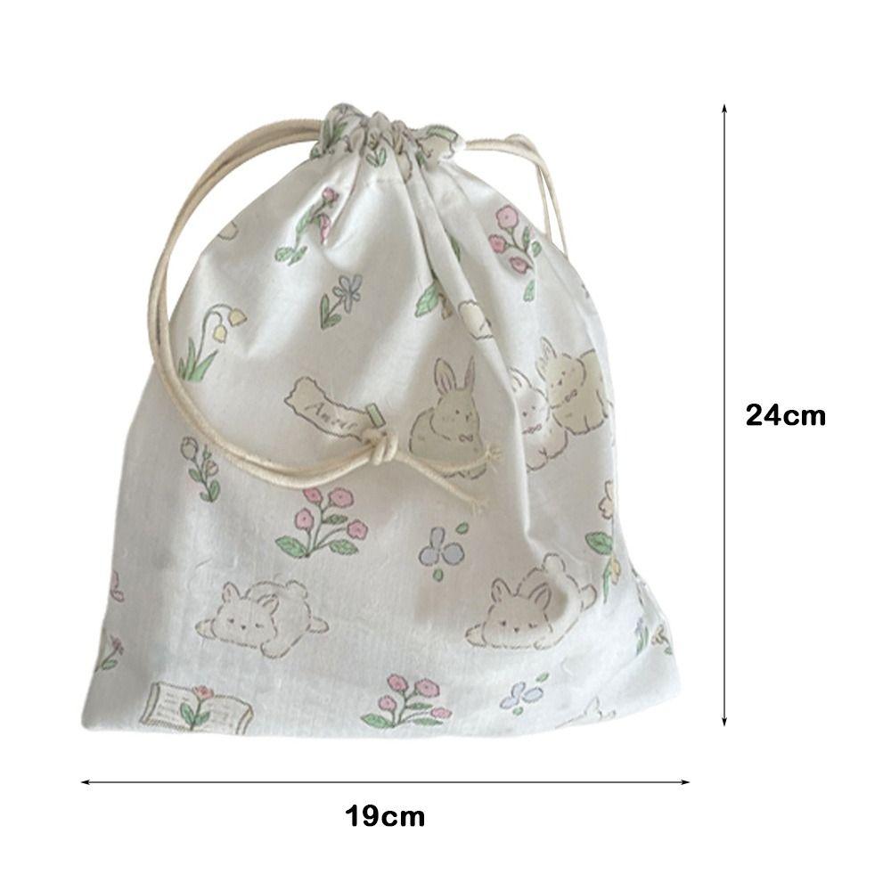Portable DIY Gift Bag Multifunction Anti Dust Candy Packaging Bag Large Capacity Fabric Storage Bag Coin