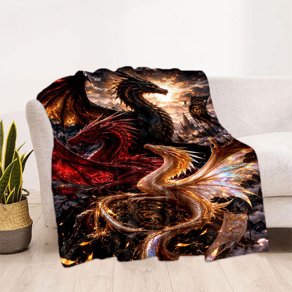 Gothic Style Blanket Ultra-Soft Perfect for Chair Livingroom Office for All Occasions Digital Print Suitable for Gifting Relatives and Friends