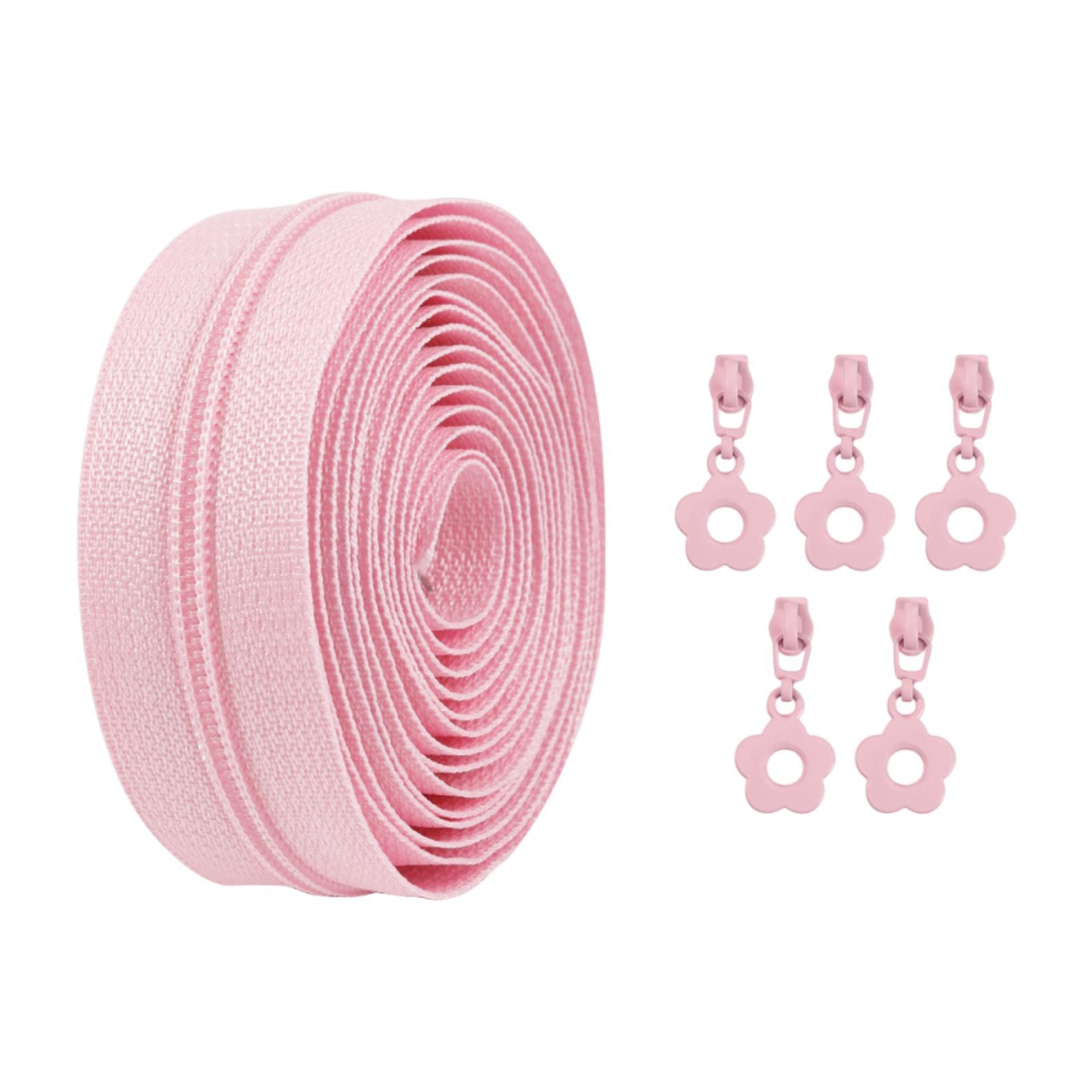 

Nylon Coil Zippers Parts Multifunctional with 5 Zipper Sliders Sewing Zippers for Craft Bags Tailors DIY Sewing Garment Home