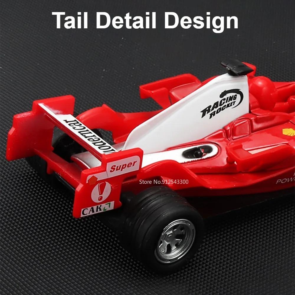 1:32 Scale Formula Racing Car Model Toy Simulation Alloy Diecast City Speed Rally Cars Models Decoration Sound Light Kid Toys