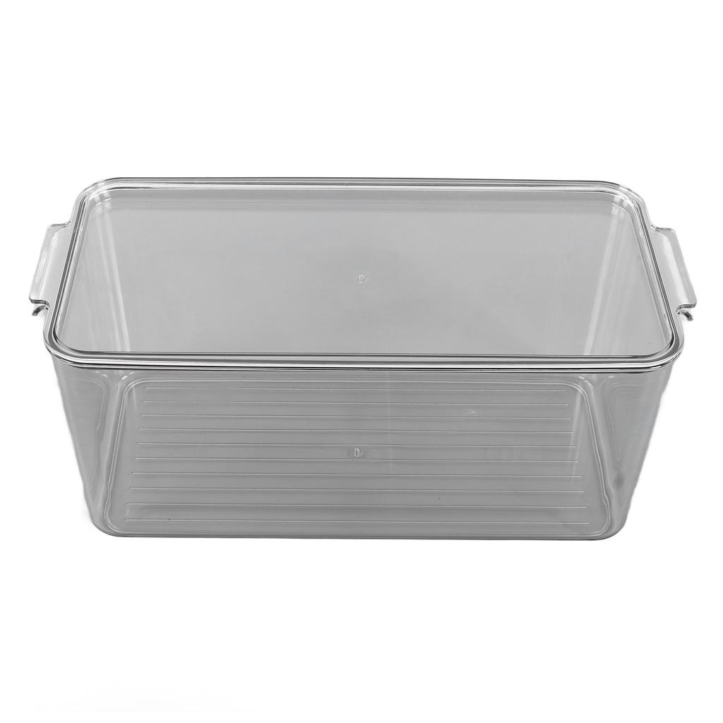 Plastic Storage Box Stackable Refrigerator Kitchen Clear Plastic Fruit Vegetable Preservation Storage BoxHigh