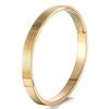 Simple Heartbeat Etched Titanium Steel Couple Bracelet
