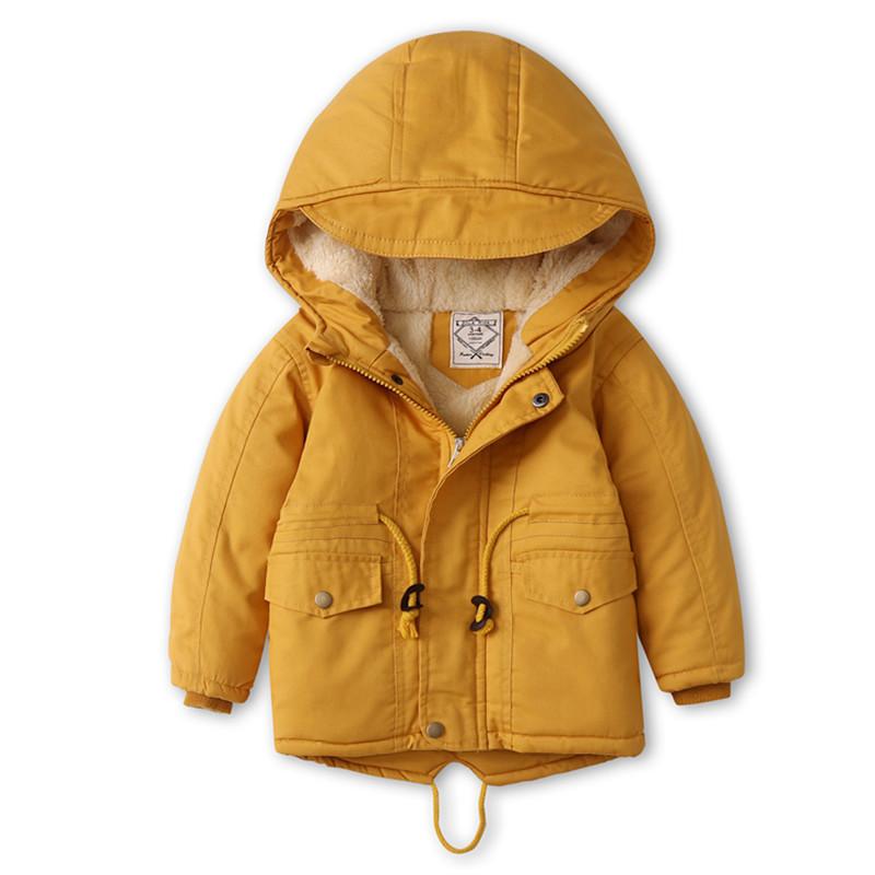 Children Winter Autumn Fleece Outdoor Jackets for Boys Girls Hooded Warm Kids Boy Outerwear Windbreaker Autumn Casual Baby Boy Coats Clothing