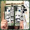 Panda Wristband Phone Case For Blackview A80 Pro Cute Anti-dust Anti-knock Wrist Strap Shockproof Cartoon Durable Ring