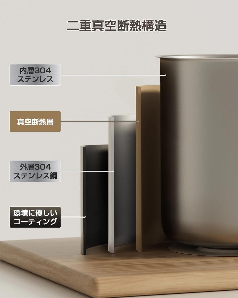 HAGOOGI 360ml Vacuum Insulated Stainless Steel Mug with Lid, Keeps Hot or Cold, Ceramic Coating, Double Walled, Simple and Stylish, Perfect for Home