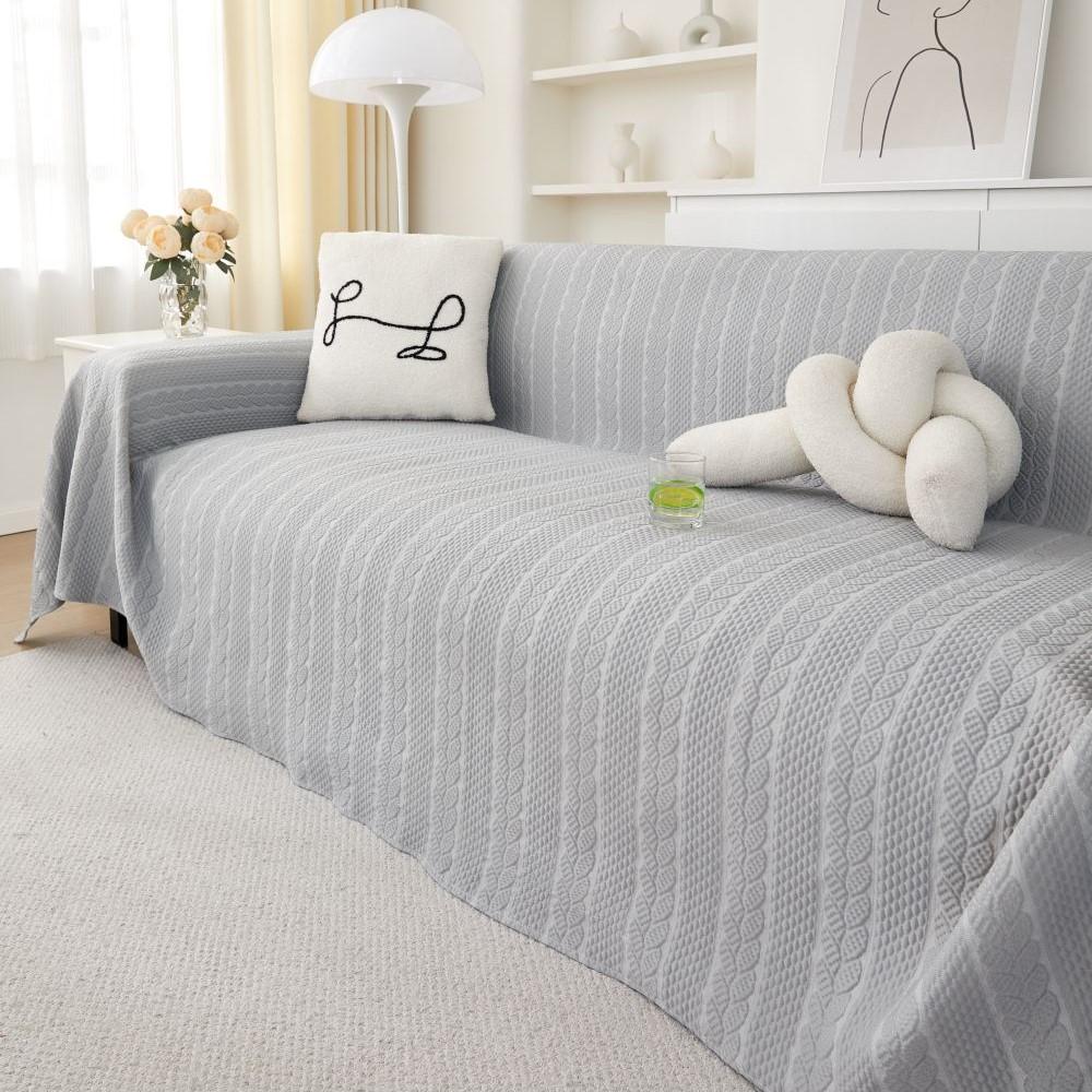 Cool Feeling Houndstooth Sofa Cover Mat Throw Blankets Living Room  Summer Camping Picnic Blanket Cover