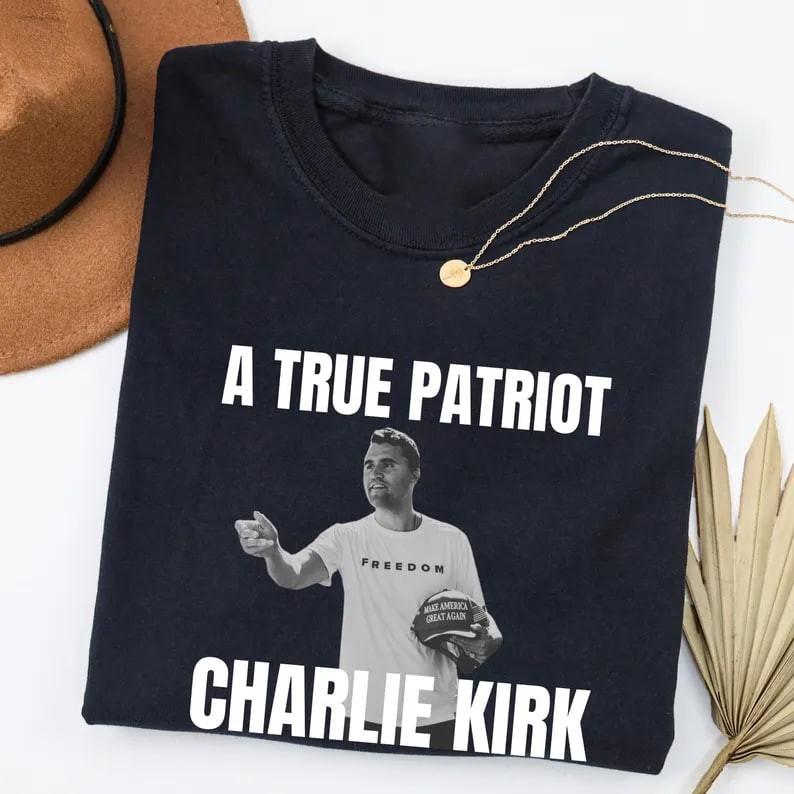 

HOT NEW! Justice for Charlie Kirk Shir Activist Rights Graphic L