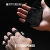 FITTERGEAR Halvfinger Handskar i Ko-läder för Träning