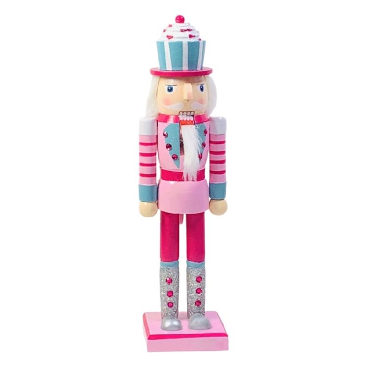 14 Inch Christmas Nutcracker Soldier Figurine Puppet Toy Home Decor New Year