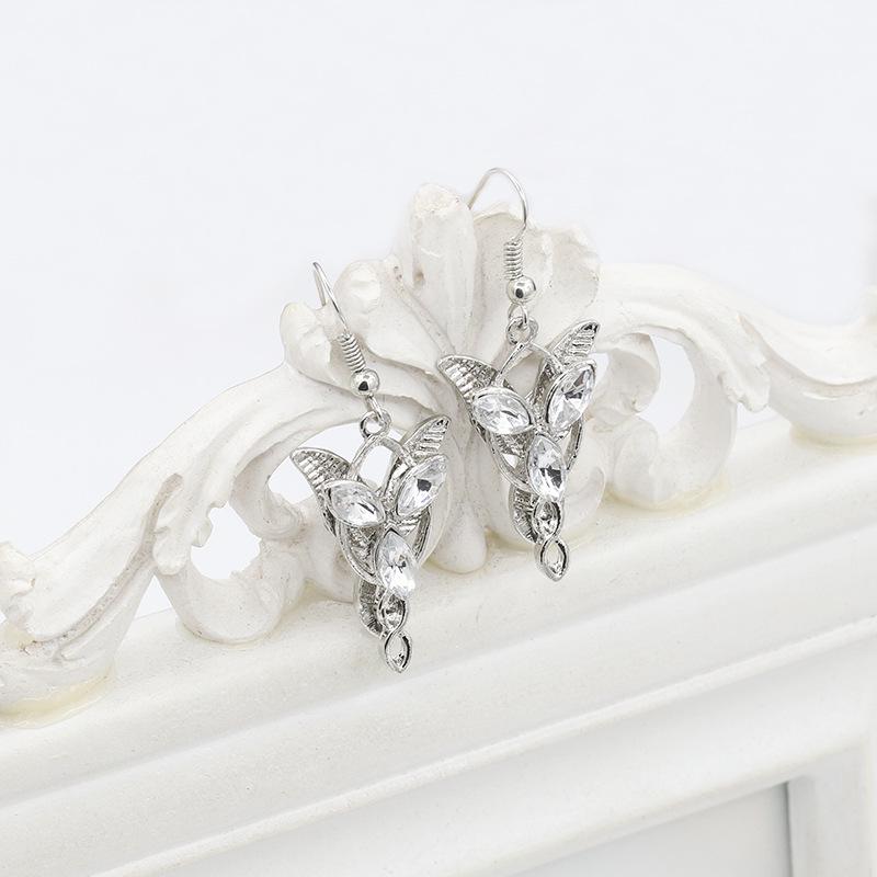 Fashion Elf Princess Twilight Earrings Movie Star Same Earring Temperament Accessories