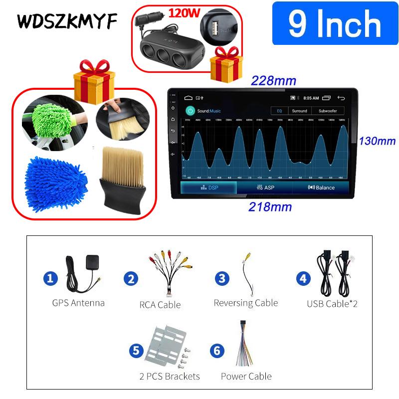 Car Multimedia 7/9/10Inch Wireless Apple Carplay Android Auto 2 Din Stereo Receiver Car Radio Free Pry Bar Rear View Camera