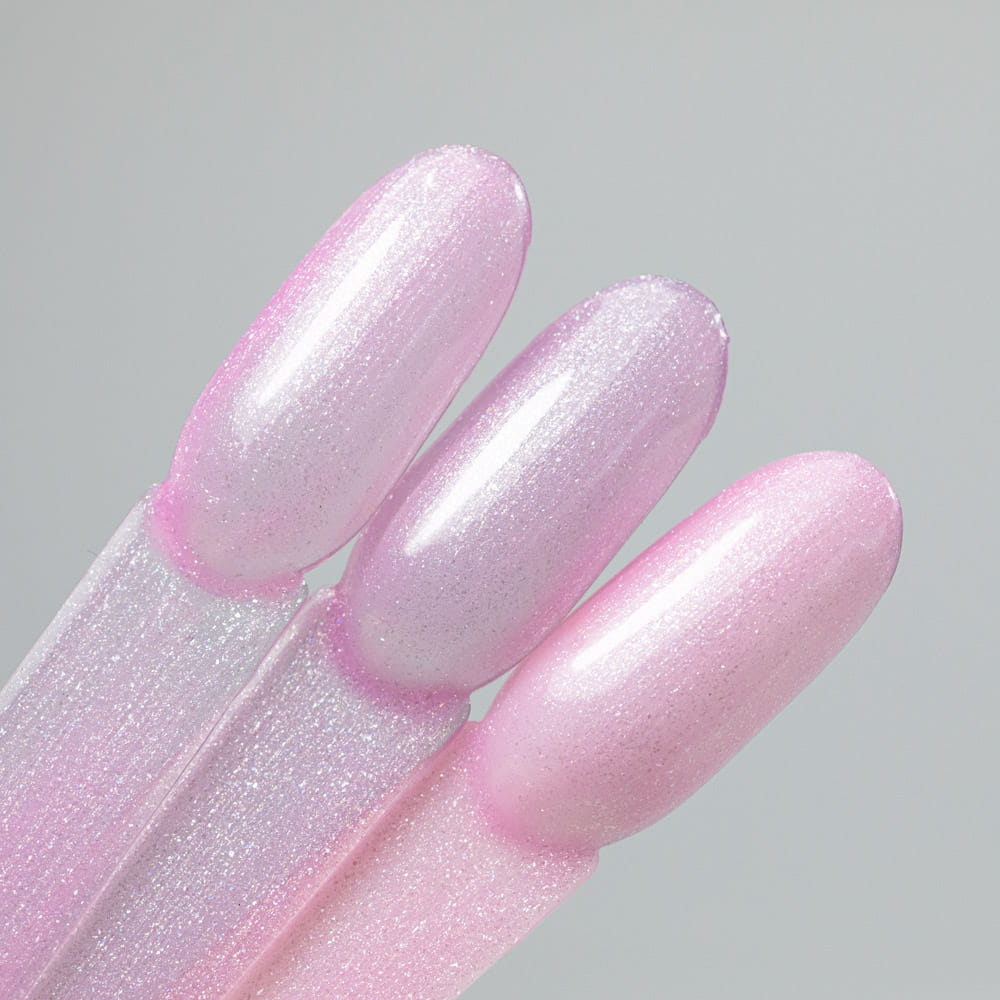 Lakier Hybrydowy Led/Uv Gel Polish Pinks Blush Glitter Allelac Hema/Di-Hema Free 6G