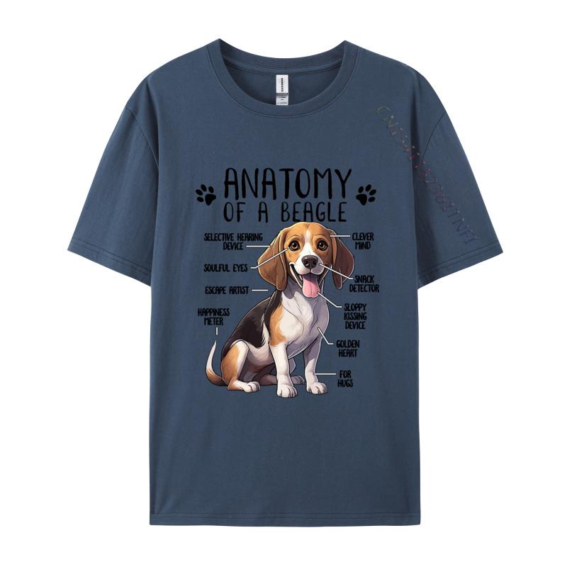Beagle Anatomy Beagle Dog Tshirt Vintage Funny Tshirts Gifts TShirt T Shirts for Unisex Customized Tees Cotton