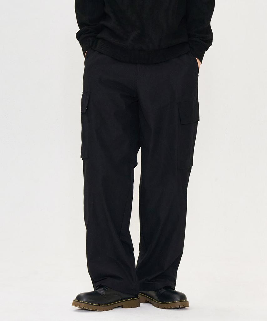 CHASECULT Men'S Wide Cargo Pants - Black