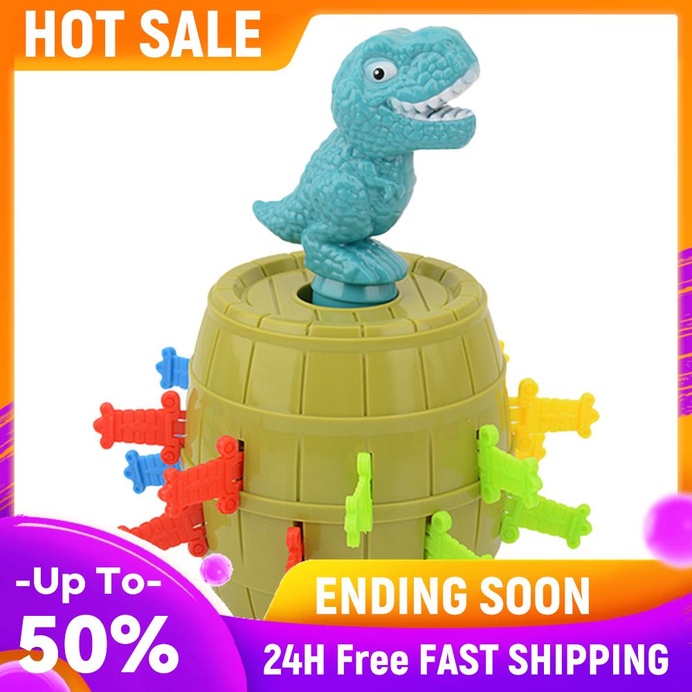 

Pop-Up Dinosaur Board Game Girl Gift Jumping Dinosaur Buckets Classic Puzzle Toys Children Party Games Supplies China Mainland