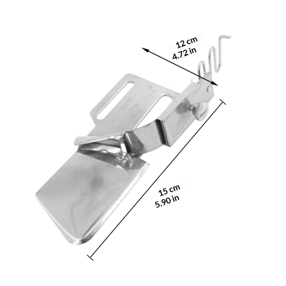 Premium Metal Sewing Machine Binder Tool for Flat Seam Folding Binding Attachment Multi Purpose Quilting Sewing Machine Supply