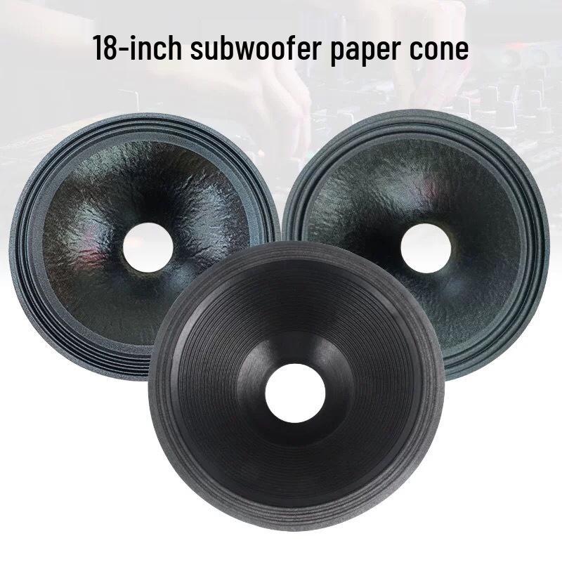 18-inch Woofer: Open Hole Thickened Paper Cone with Double/Triple Roll Edge - Speaker Accessory