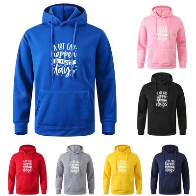 Herbst Bedruckt Teenager Langarm Schwarz Grau Kapuzenpullover Sportbekleidung Hoodie