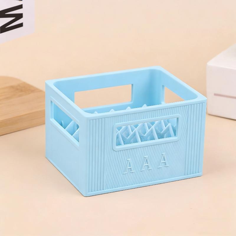 1 шт. Вместительный органайзер из прочного пластика с 30/20 отделениями, 3D-печать, коробка для хранения батареек ААА/АА для домашнего декора A7