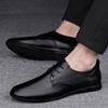 Pantofi Oxford simpli pentru bărbați, la modă, respirabili, încălțăminte de afaceri pentru bărbați, pantofi formali de rochie făcuți manual, pantofi casual pentru bărbați din piele naturală