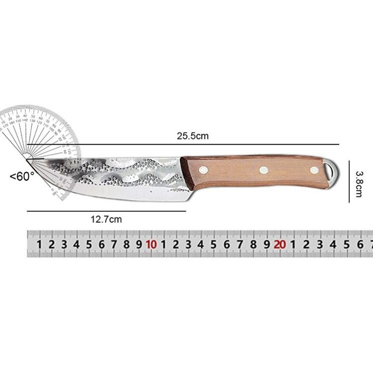Professional Boning Knife Stainless Steel Curved Blade Kitchen Knife Cutter for Meat, Poultry, Fish Deboning & Trimming