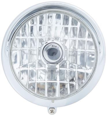 Bike Parts Center Bates Light Assembly, Long Type, Universal H4 Bulb, 4.5 Inch, 313108
