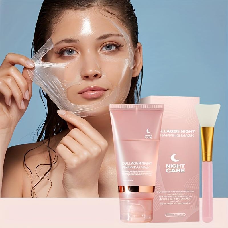 Collagen Peel-Off Mask for Face, Hydrating Moisturizing Night Mask4.693 purchases