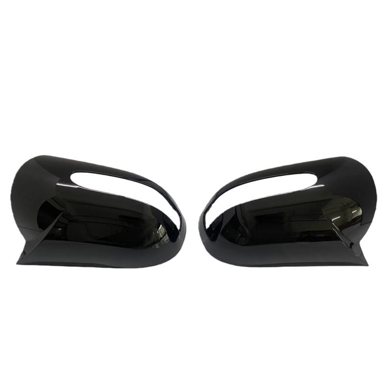 For Mercedes-Benz E-Class C-Class W211 W203 AMG 2001-2007 Pair Car Side Rearview Mirror Cover M Style Door Wing Mirror Caps Trim