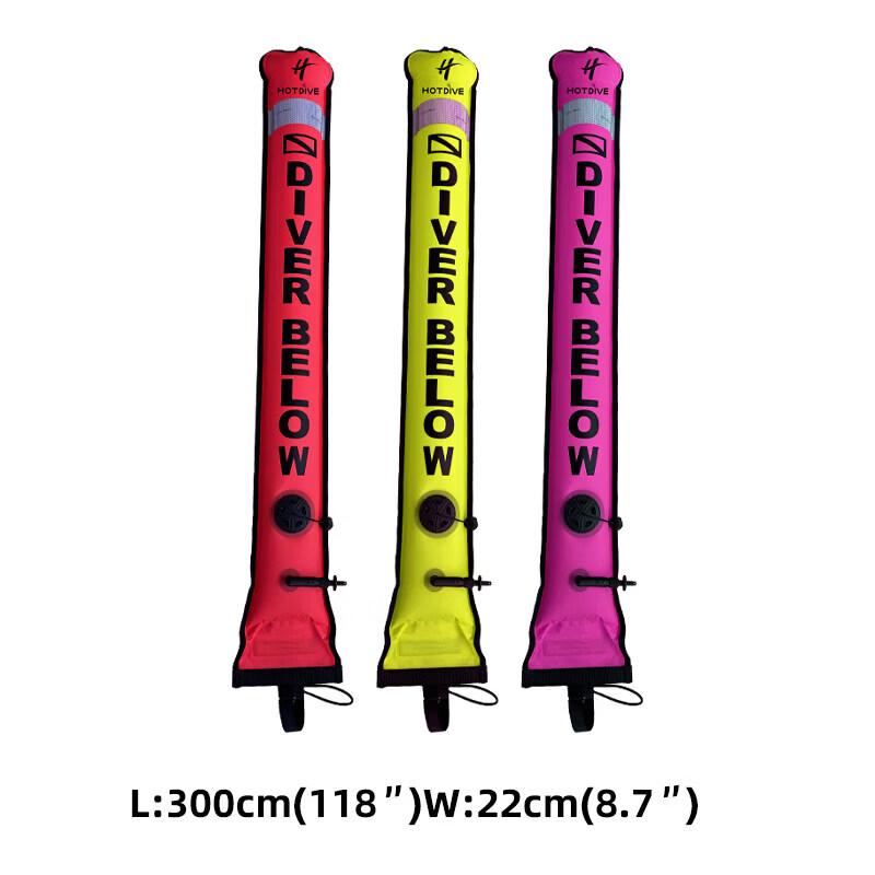 HOTDIVE Reflective Nylon Diving SMB Buoy