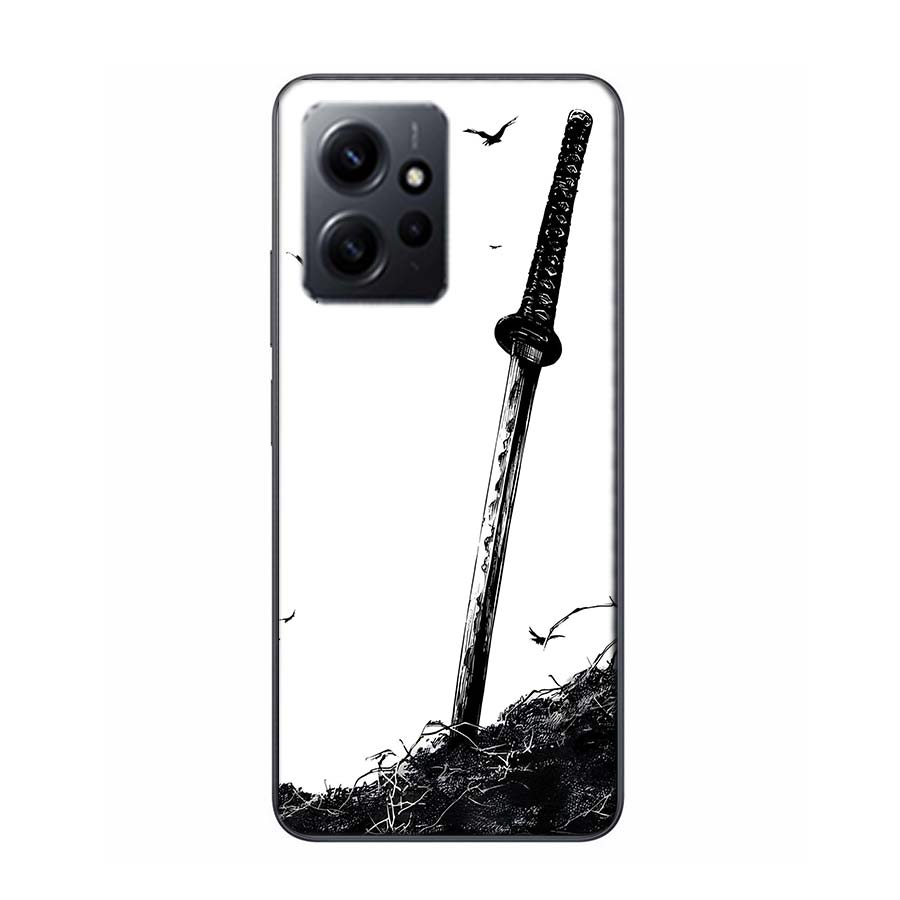 Manga Vagabond Phone Case For Redmi Note 14 15 Pro 5G 13 12 Pro Plus 11 11T 11E 11S 10 Pro 10S 9 9S Cover Cell Clear TPU Capa Co