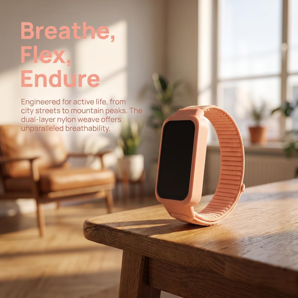 Nylon Straps for Xiaomi Band 9 Active/Redmi Band 3 Smartwatch Bracelet Sport Breathable Loop Correa For Xiaomi Miband 9 Active