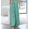 Summer Women's Wide Leg Pants with Elastic Waistband Casual Loose Casual Fashion Trousers