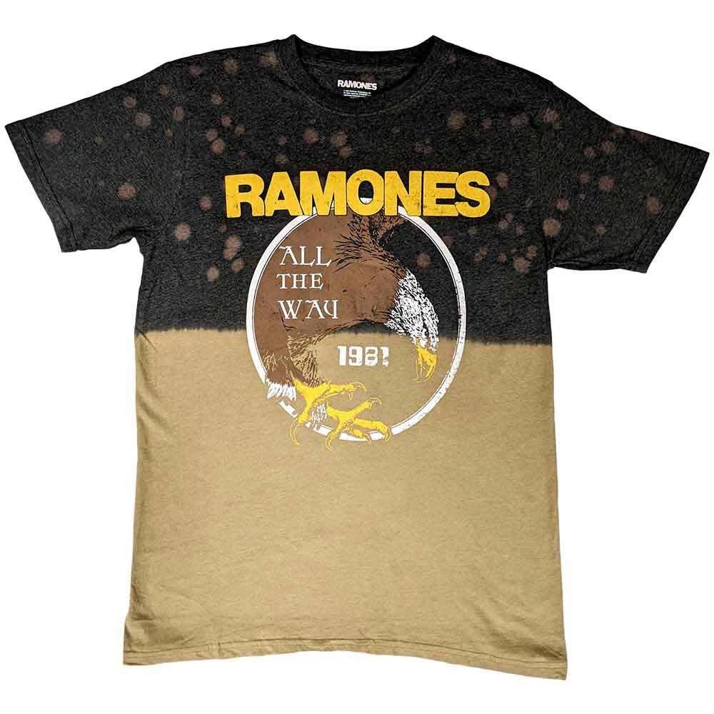 Унисекс футболка Ramones: Весь путь (Коллекция стирки) (Средняя) XL