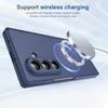 Hinge Protective Magnetic Shockproof Phone Case for Samsung Galaxy Z Fold 7 6 5 4 3 5G for Magsafe Fold7 Fold6 Frosted Cover