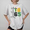 Unisex Wounisex New Arrival Juneteenth 1865 Rooted In Freedom T Shirt Tee 100 Cotton Tshirts Clothing