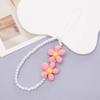 New Floral Fragrance Style Phone Chain with Beaded Pendant and Anti-Drop Lanyard for Women