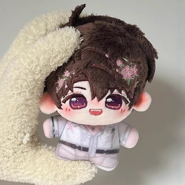 Love And Deepspace Plush Rafayel Xavier Stuffed Toy 10cm Printed Body Figurine Statue Model Collection Decoration Ideal Kid Gift