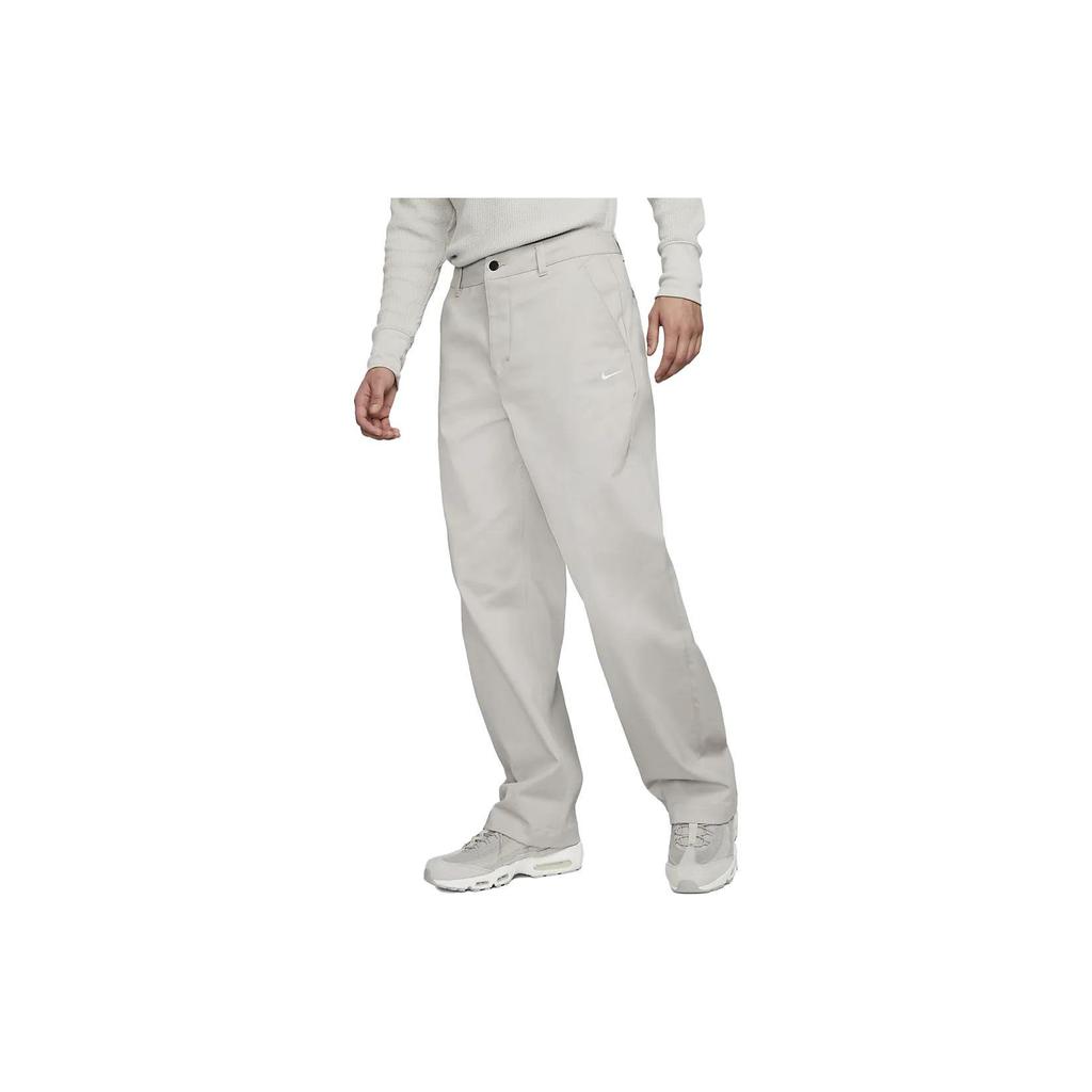 Nike Casual Pants Men's Light Gray Moderate Straight Fit Pants FD0405-012