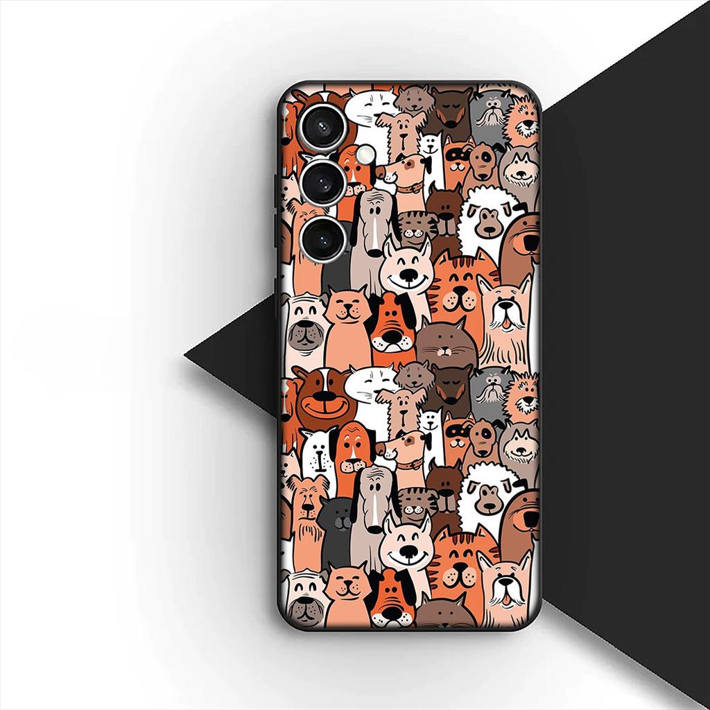 Hülle für Samsung Galaxy S10 S8 S9 Plus A33 A34 A31 70 A71 A72 Note 20 9 8 S10E Handyhülle Cure Art Pfote Französische Bulldogge Hund
